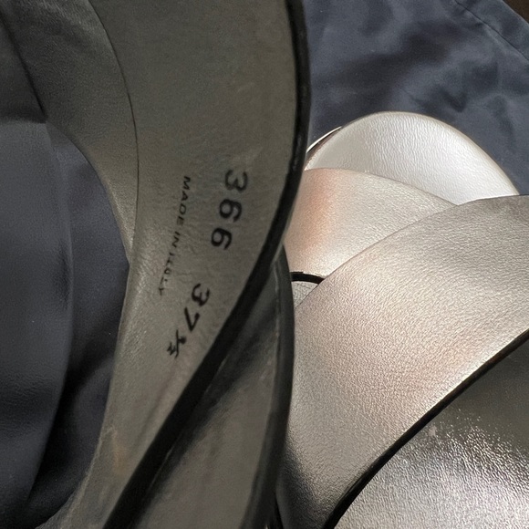 Prada Silver Sandals size 37.5 - Picture 2 of 4